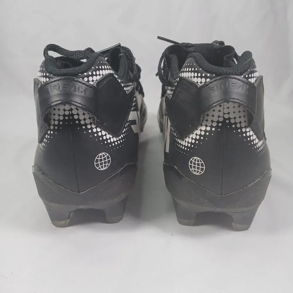 Adidas Freak Men’s 13 Black White Football Cleats Molded TPU Studs Turf Shoes